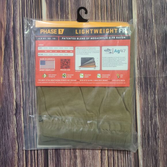 XGO Flame Retardant Pants Mens XL Phase 1 Lightweight Tan 1F12V-499 Made In USA - Picture 7 of 7